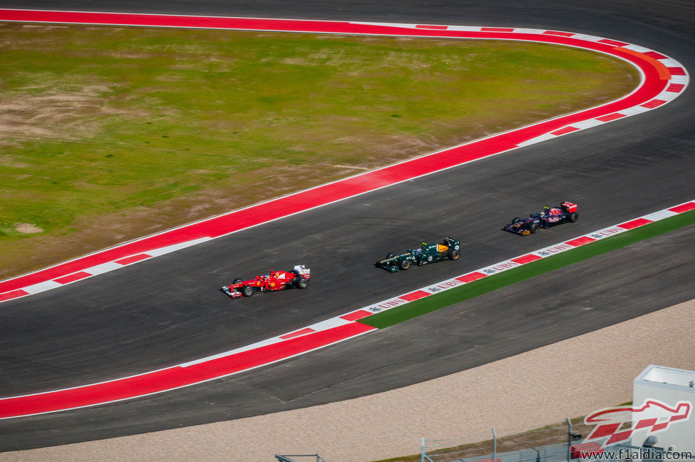 Alonso, Petrov y Vergne en los libres del Circuito de las Américas