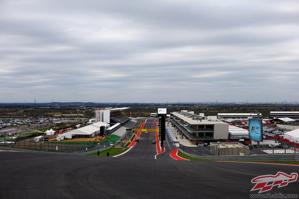 Recta principal del Circuito de las Américas