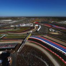 Otra vista aérea del Circuito de las Américas