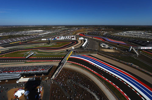 Otra vista aérea del Circuito de las Américas