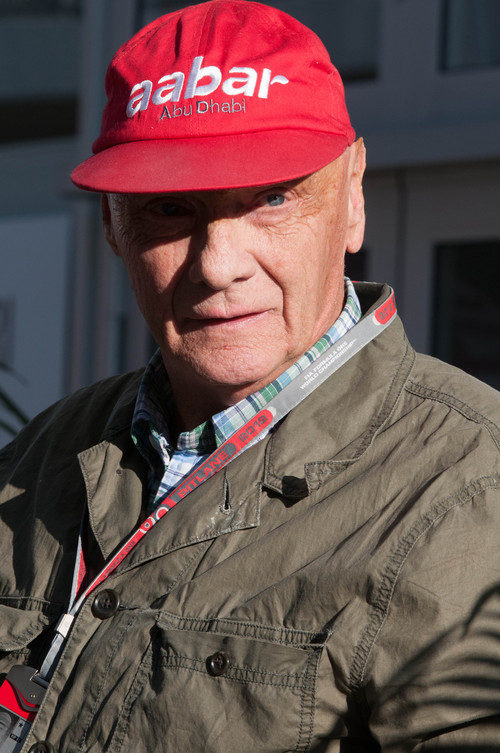 Niki Lauda, de visita en Austin