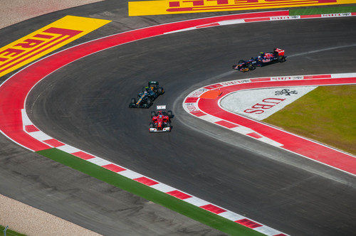 Fernando Alonso, Vitaly Petrov y Jean Eric Vergne