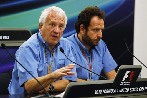 Charlie Whiting en conferencia de prensa