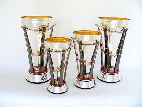 Los trofeos del Gran Premio de Estados Unidos