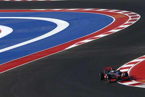 Jenson Button estrena el Circuito de las Américas