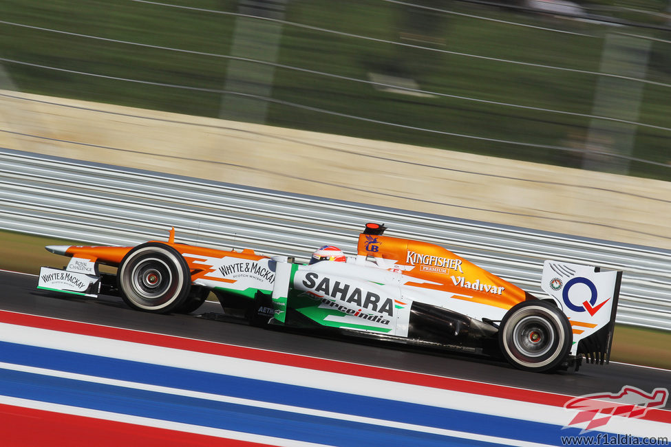 Paul di Resta rueda con los medios en el Circuito de las Américas