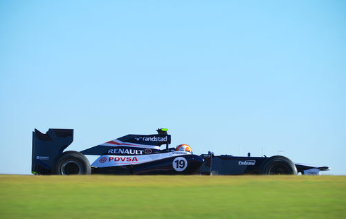 Bruno Senna rodando en Estados Unidos