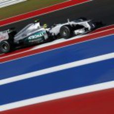 Nico Rosberg no pasó de la Q2 en Estados Unidos 2012