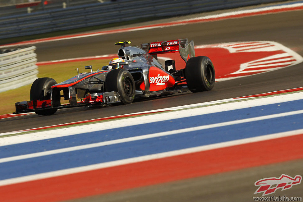 Lewis Hamilton terminó segundo en la clasificación de Estados Unidos