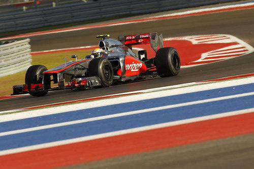 Lewis Hamilton terminó segundo en la clasificación de Estados Unidos