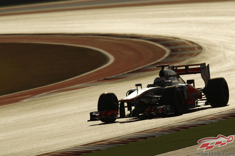 Jenson Button sufrió un problema mecánico en la clasificación