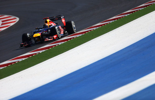 Sebastian Vettel logró la 'pole' en Estados Unidos 2012