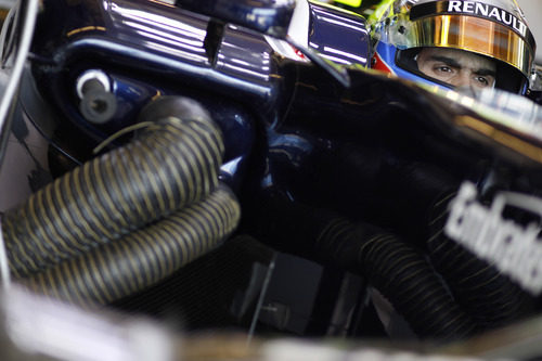 Refrigeración en el FW34 de Pastor Maldonado