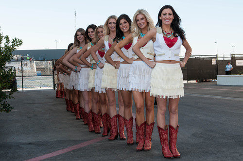 Las 'pit babes' del GP de Estados Unidos 2012