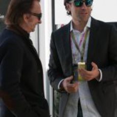 Dario Franchitti y Emerson Fittipaldi en Estados Unidos