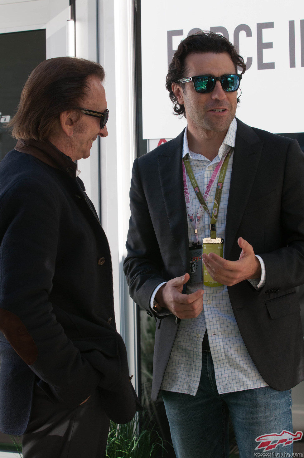 Dario Franchitti y Emerson Fittipaldi en Estados Unidos