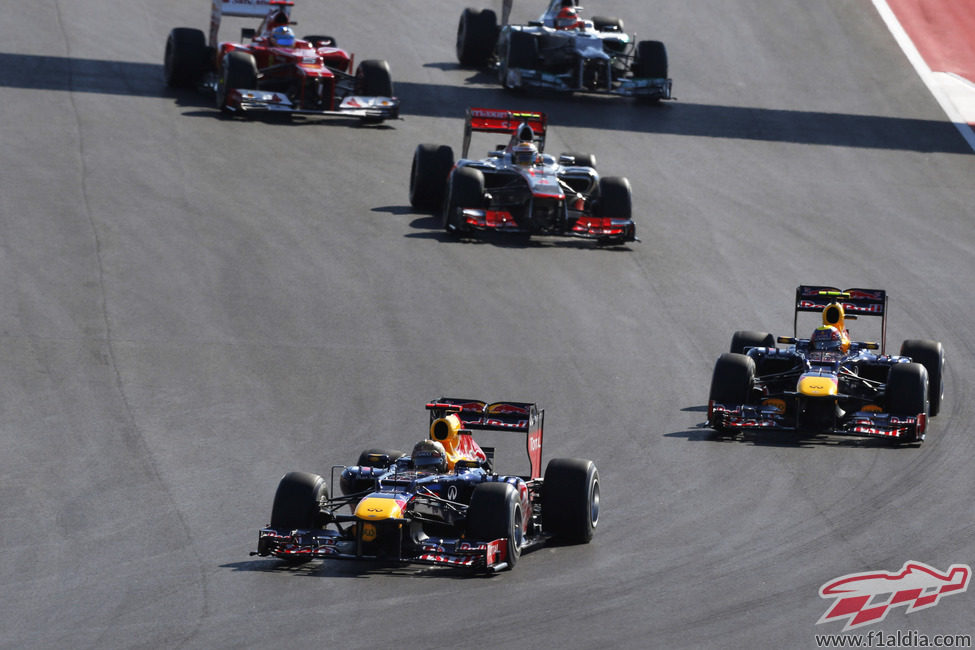 Los Red Bull lideran el GP de Estados Unidos 2012