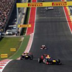 Sebastian Vettel lidera la carrera de Austin