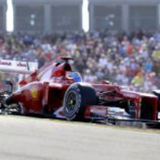 Fernando Alonso en el GP de Estados Unidos 2012