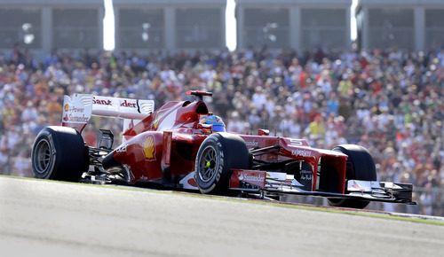 Fernando Alonso en el GP de Estados Unidos 2012