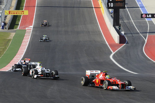Felipe Massa obtuvo una gran cuarta posición en Austin
