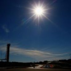 El sol luce sobre el Circuito de las Américas