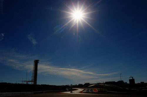 El sol luce sobre el Circuito de las Américas