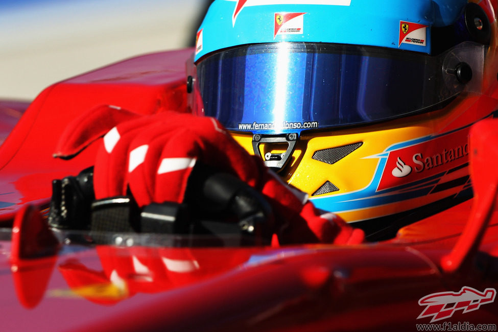 Fernando Alonso en acción en el Circuito de las Américas