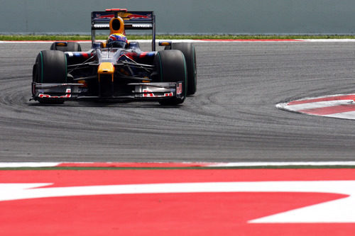 Mark Webber en el GP de España 2009