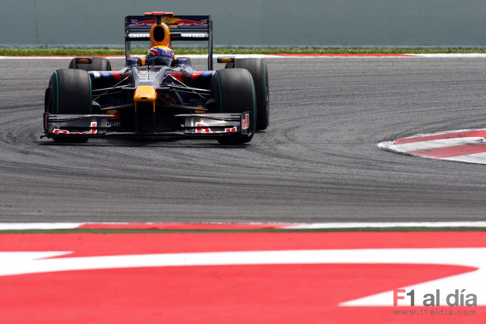 Mark Webber en el GP de España 2009