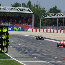 Massa, con problemas de gasolina en España