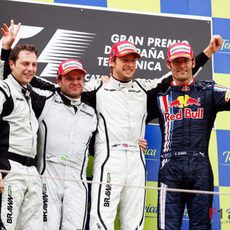 Podio del GP de España 2009