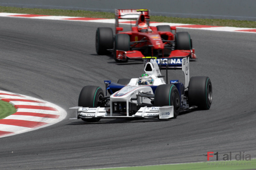 Nick Heidfeld y Kimi Raikkonen