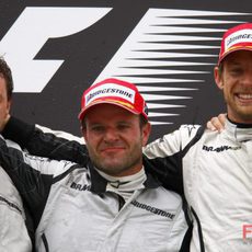 Rubens Barrichello y Jenson Button