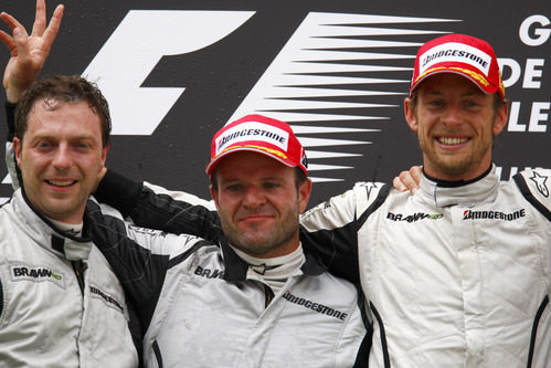Rubens Barrichello y Jenson Button