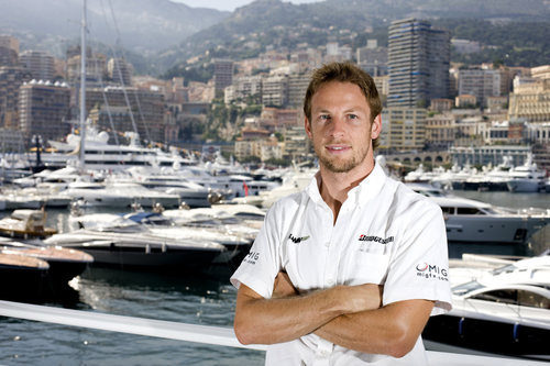 Button en el GP de Mónaco