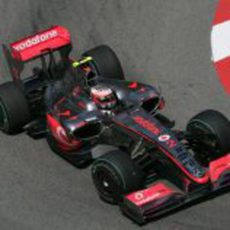 Kovalainen en la pista