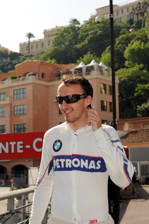 Kubica llega a Mónaco