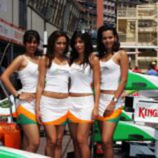 Las chicas de Force India