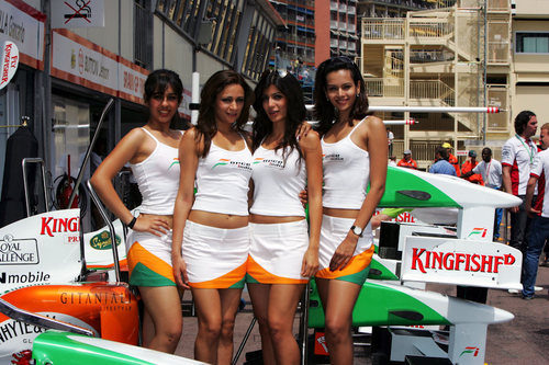 Las chicas de Force India