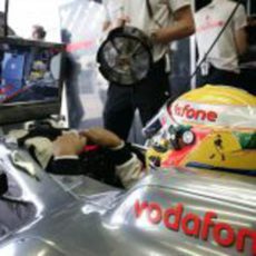 Hamilton en el McLaren