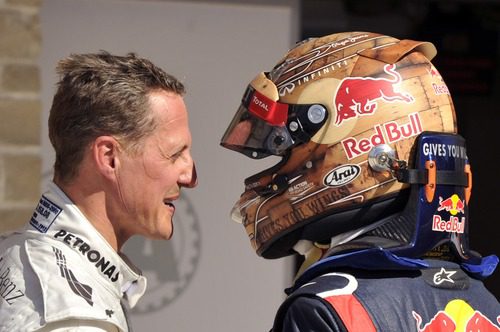 Schumacher felicita a Vettel por su 'pole' en Estados Unidos