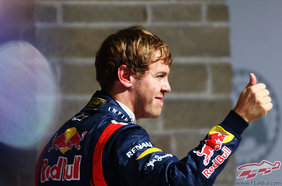 Vettel hace la 'pole' otra vez, en Austin
