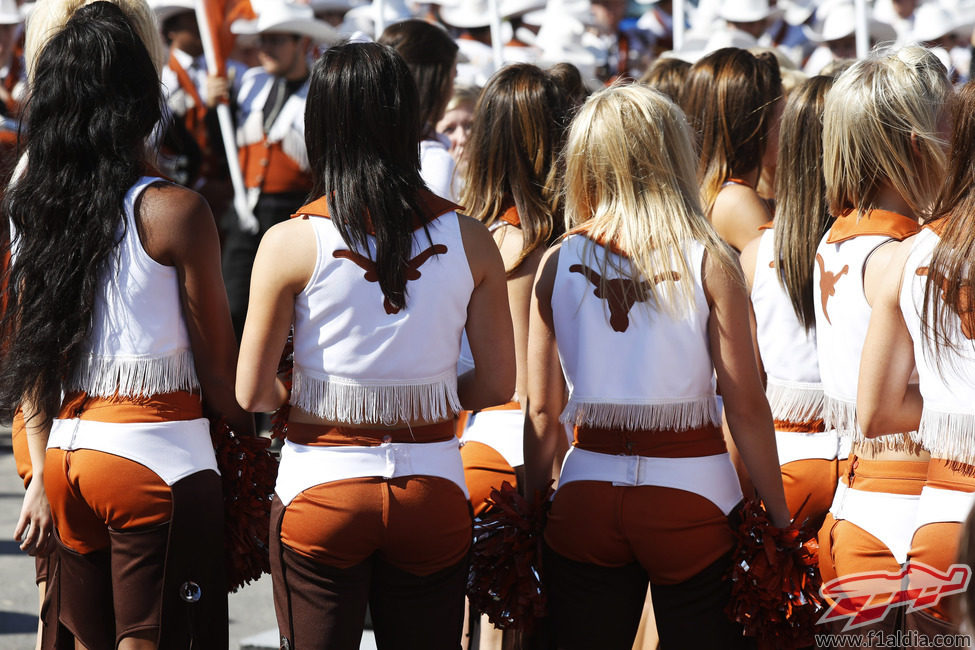 Muchas 'cowgirls' en el GP de Estados Unidos 2012