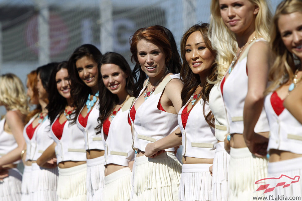 Más 'pit babes' del GP de Estados Unidos 2012