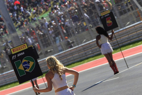 La 'pit babe' de Senna en el Circuito de las Américas