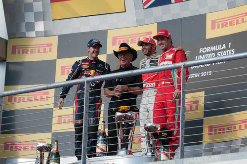 Vettel, Andretti, Hamilton y Alonso en el podio de EE.UU.