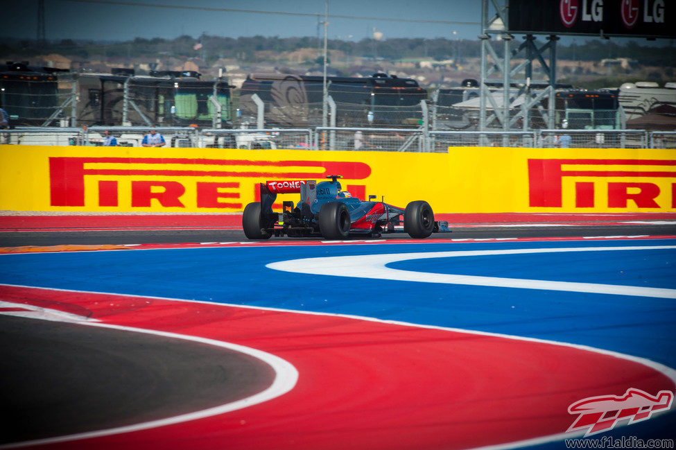 Lewis Hamilton lidera la carrera del GP de Estados Unidos 2012