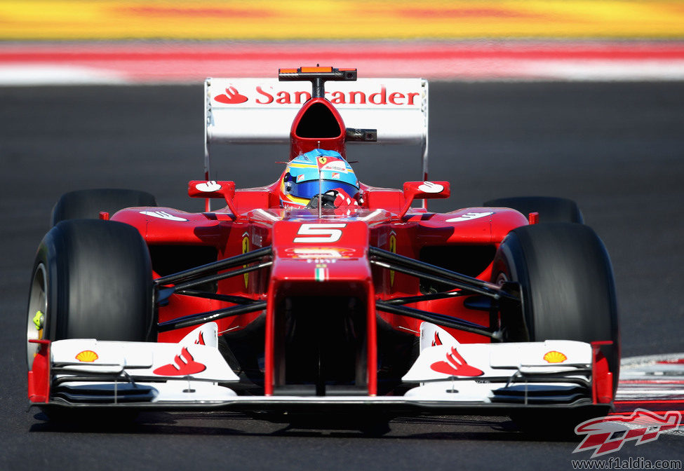 Fernando Alonso en la carrera de Austin