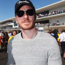 Michael Fassbender en el Circuito de las Américas